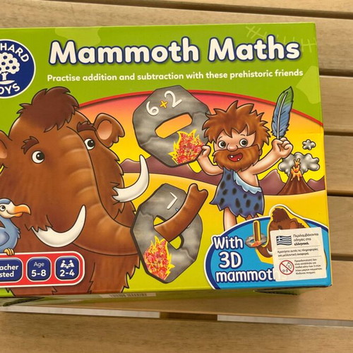 Mammoth Maths educational board game new