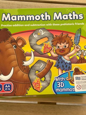 Mammoth Maths educational board game new