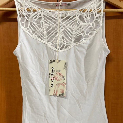 Attrattivo Top new, size S, white