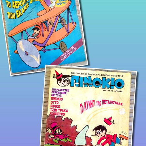 Pinokio magazines used, issues 48 and 53