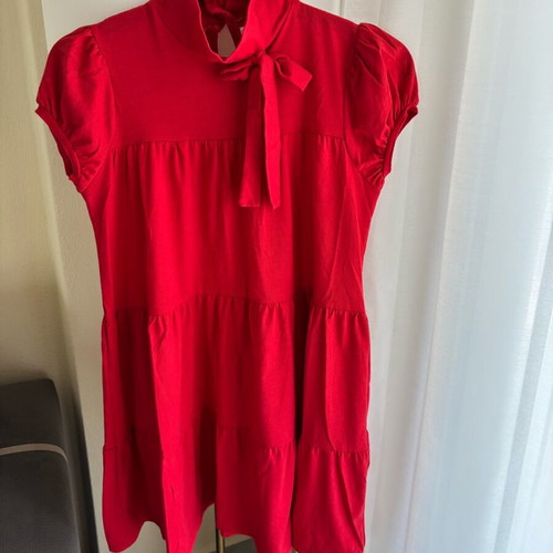 Zara red dress like new, size S