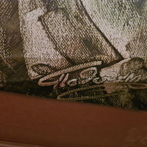Papatheodorou painting used with frame 44×54