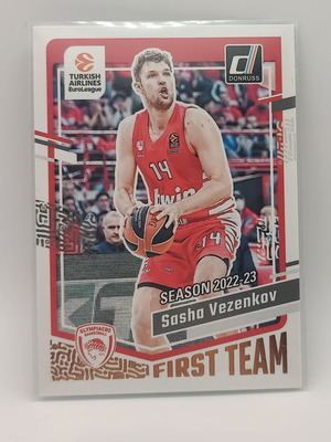 Sasha Vezenkov Panini-Donruss Euroleague Basketball Card 2023-24 new