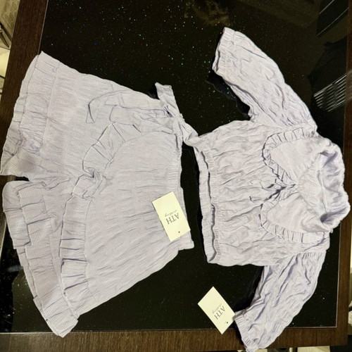 Set shorts with top new, size small/medium, pink