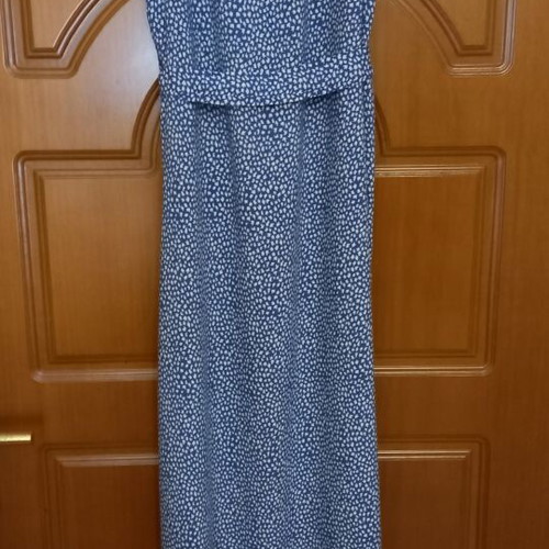 Long dress with straps and belt, Celestino, size L