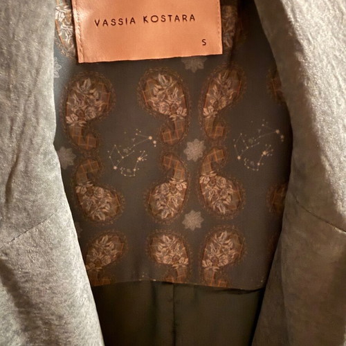 Vassia Kostara petrol jacket size S like new