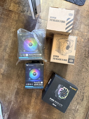 PC Cooling Upgrade Pack with Thermaltake, Cooler Master, be quiet! fans and coolers