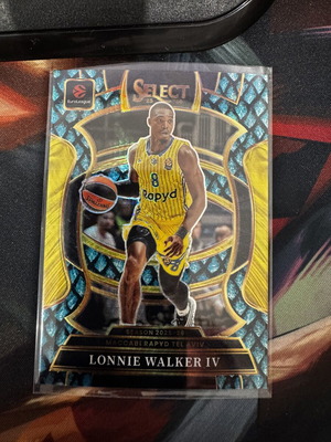 2025-26 Select EuroLeague Lonnie Walker IV Dragon Scale Prizm card, like new