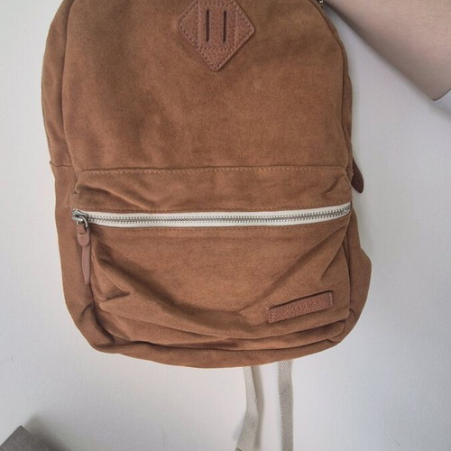 Backpack Pull & Bear πλάτης ταμπά σουέντ σαν καινούργιο