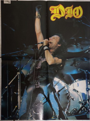 Dio / Lemmy double-sided poster used from Metal Hammer magazine