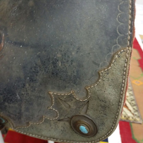 Leather old horse saddle used in very good condition