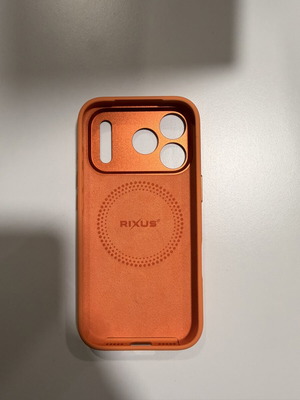 RIXUS iPhone 17 Pro case, orange