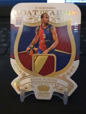 Panini Euroleague Crown Royale 2024-25 Kevin Punter Sick Patch like new