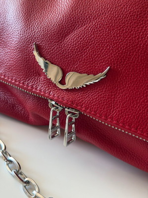 Zadig & Voltaire Crossbody bag like new, red leather