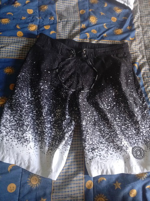 Admiral swim shorts like new, black and white, size M