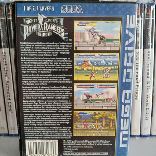 Power Rangers The Movie Sega Mega Drive game