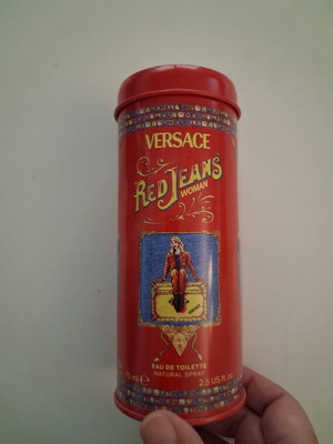 Μεταλλικό κουτί Versace Red Jeans, άδειο