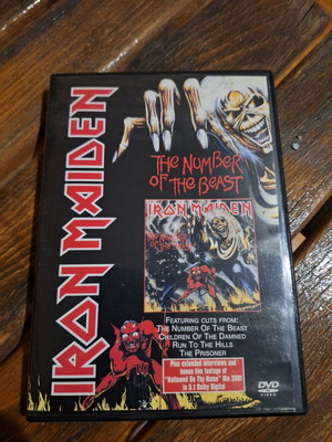 Iron Maiden The Number Of The Beast 2 DVD σαν καινούργιο, metal