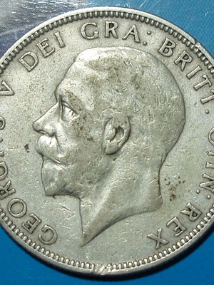 Florin 1936 μεταχειρισμένο, ασημένιο, George V 3nd issue