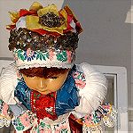  Vintage κούκλα Τσεχοσλαβακα νυφη