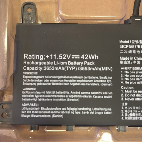 Asus K/P/S/V/X Series Battery B31N1729 New 42Wh 11.52V