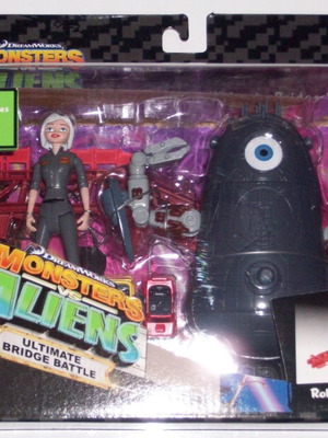Monsters vs Aliens Ginormica Ultimate Bridge Battle Playset φιγούρα καινούργια