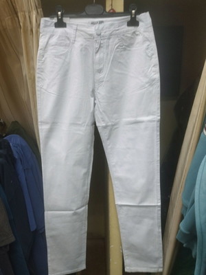 White Mille One L011-10 women's pants new cotton fabric
