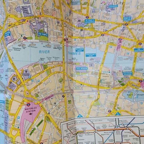 London Mini Map new pocket size