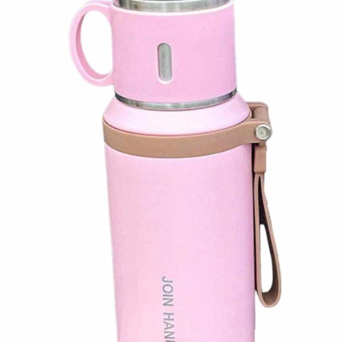 Portable Thermos Bottle with Cup 650ml New