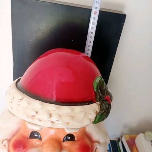 Vintage Christmas Cookie Jar used