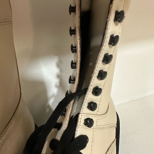 Makis Kotris beige ankle boots like new, size 37