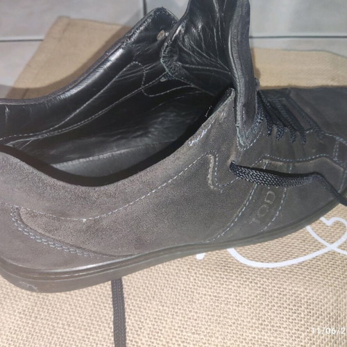Tod’s black suede sneakers used, size 42.5-43