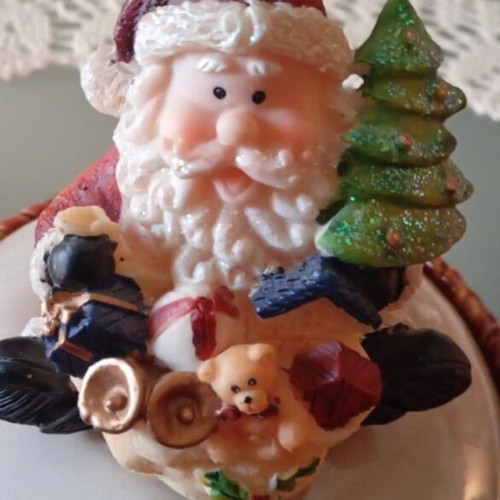 Christmas cookie jar like new, 18cm