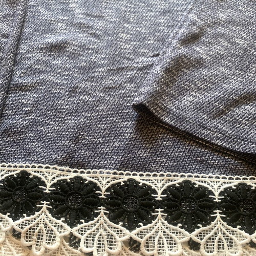 Blouse like new, white and blue, size S