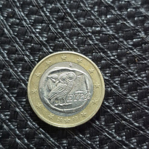 1 Euro Coin used