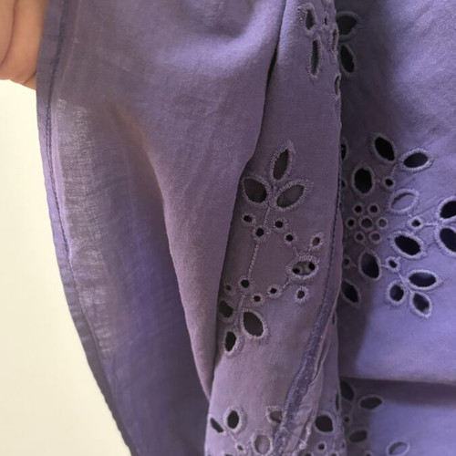Benetton vintage dress M like new, purple with lining
