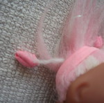 Efxoulis girl doll used with diamond 1980s