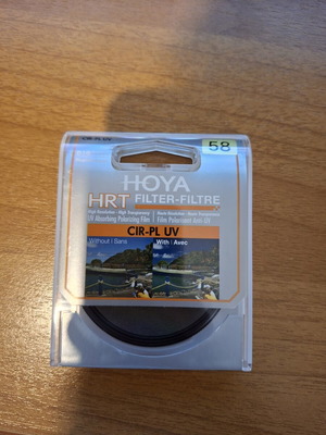 Hoya HRT CIR-PL UV filter like new