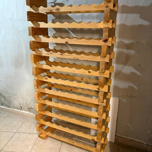 Wine rack with 12 rows, wooden