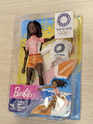 Barbie Tokyo 2020 Olympic Games Surfing Doll Gold Medal