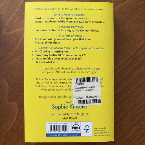 Sophie Kinsella books bundle like new including Love Your Life and Can You Keep a Secret?