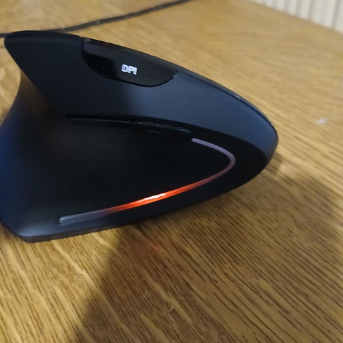 Perixx Perimice-713L wireless ergonomic optical mouse for left-handed
