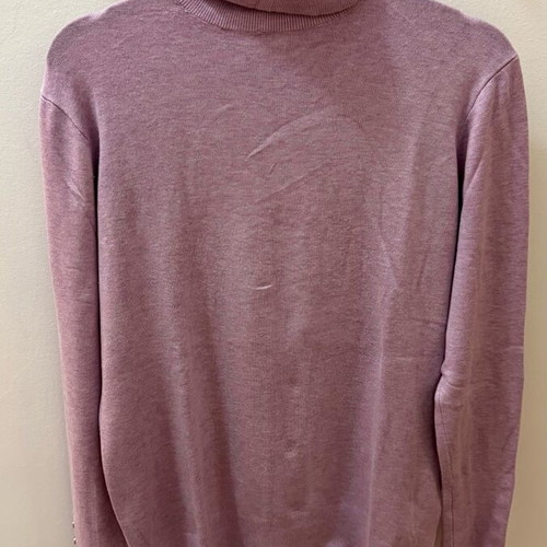 Zara knitted turtleneck sweater XL like new, lilac melange