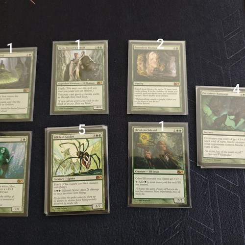 Magic the Gathering M13 Green Collection like new, near mint