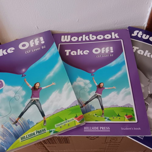 English learning books used, set