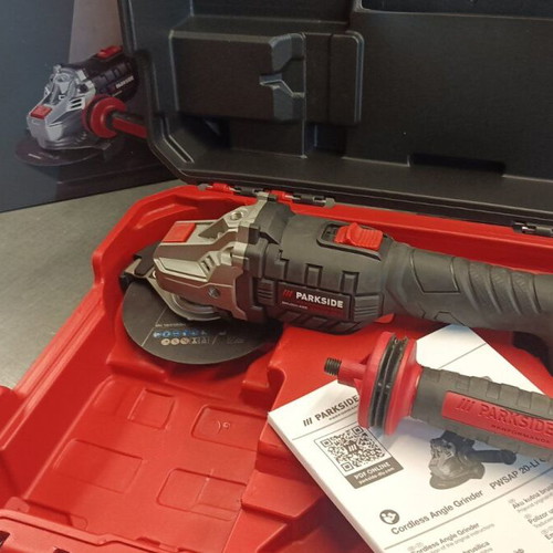 Parkside 20V Cordless Angle Grinder, brushless motor