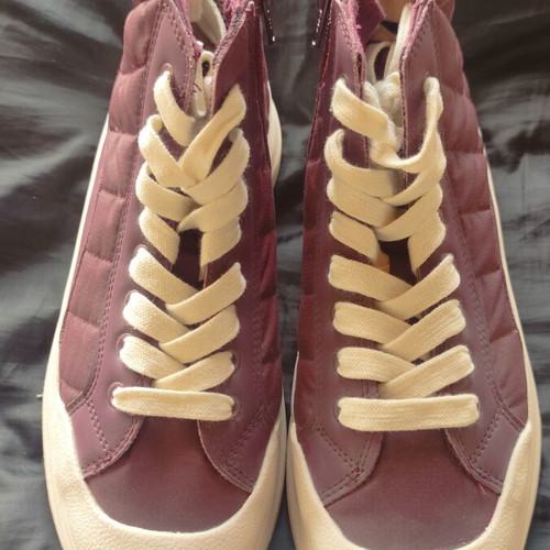 Zara ankle boots size 37 like new, burgundy