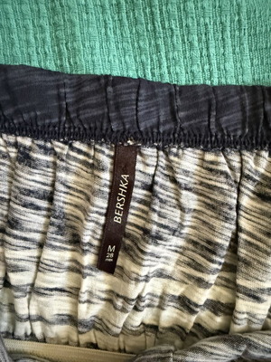 Navy dress by Bershka like new, size M, blue