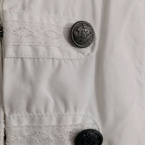 White denim jacket 100% cotton like new