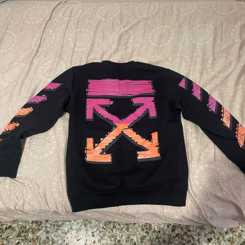 White off sweatshirt like new, size S